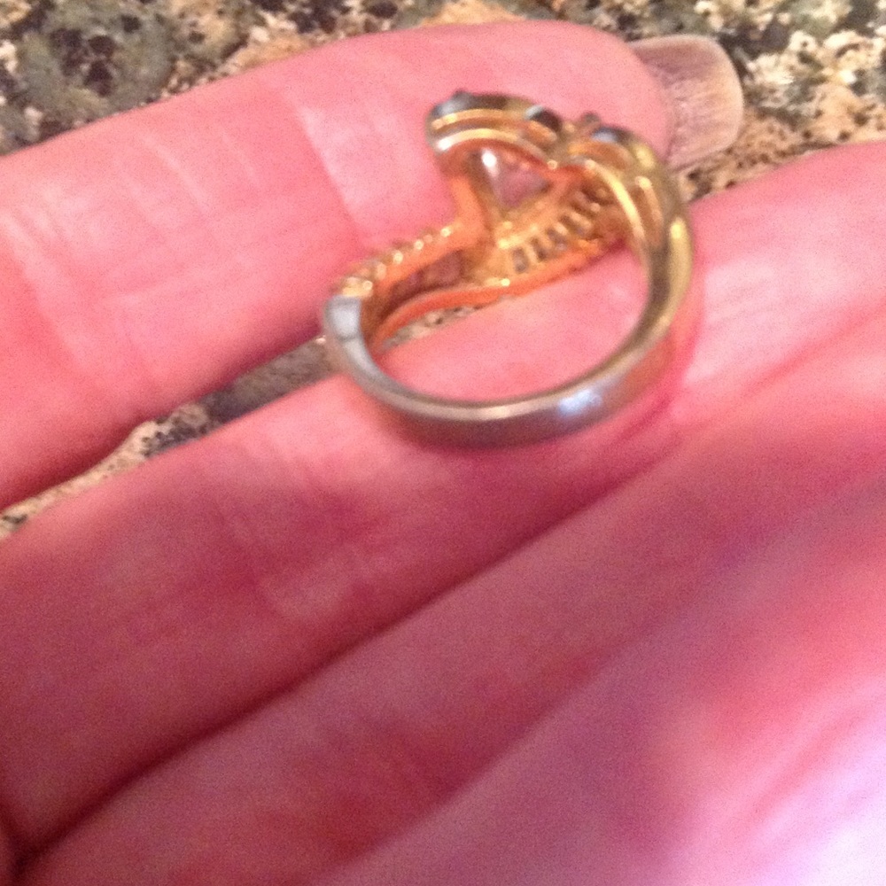 Cz Gold Statement Ring - image 3